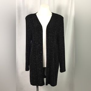 Filigree Ltd.-black glitter dress jacket